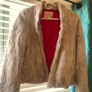 Soft faux fur coat
